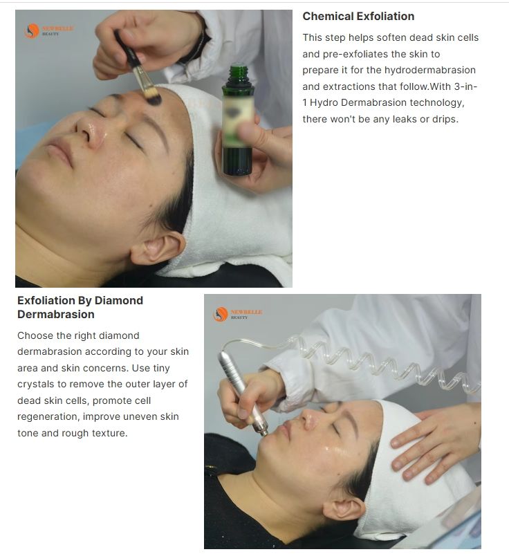 Facial care Spa Machine 3-in-1 Multifunctional Beauty Device for Deep Cleansing, Pore Minimizing, Skin Hydration, Whitening, a
