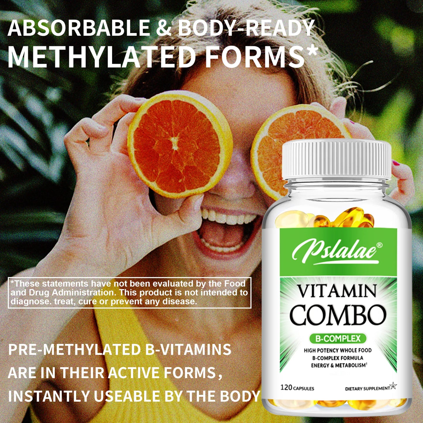B Vitamin Complex – Energy & Nervous System (120 Caps)