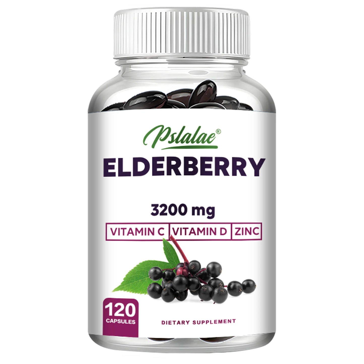 Elderberry Capsules (120) – Immune & Antioxidant Support
