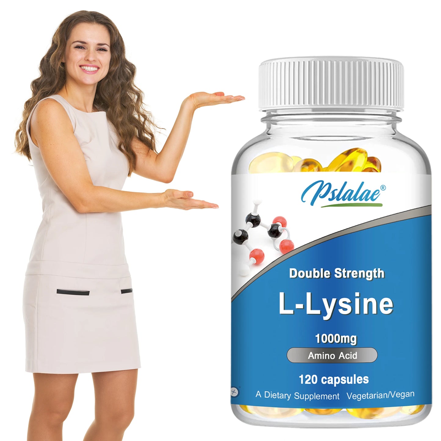 L-Lysine 1000mg – Collagen, Skin & Immune Function Support (120)