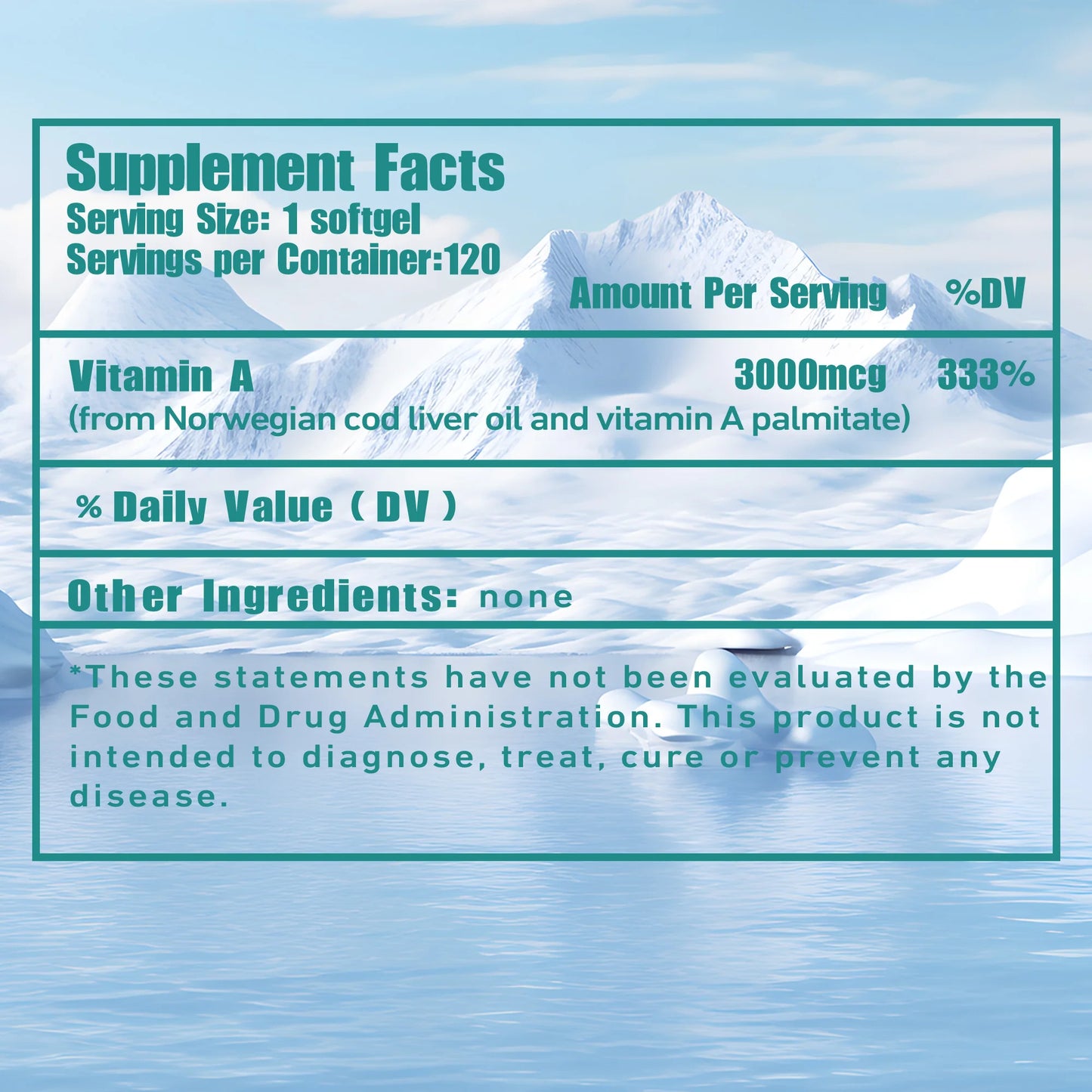 Vitamin A 3000mcg – Cellular Health, Immunity & Vision (120 Ct)