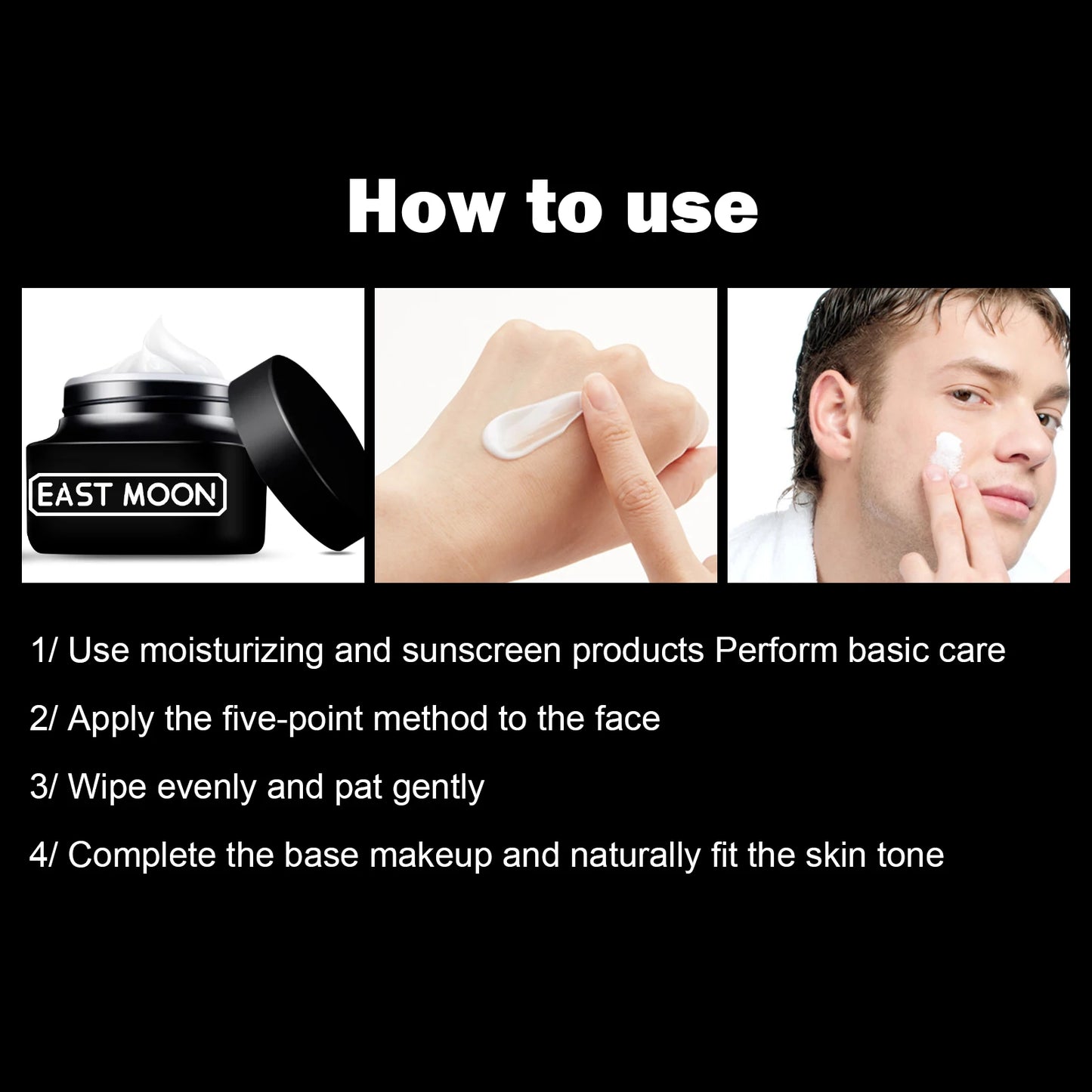 Whitening Tone-Up Cream – Waterproof Concealer & Skin Brightener
