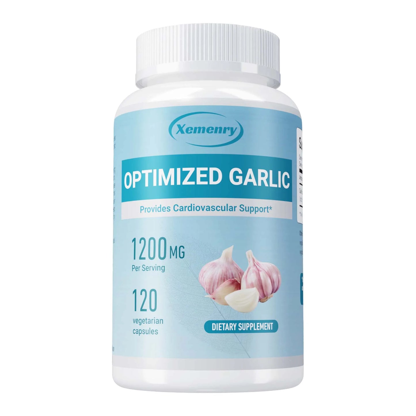 Optimized Garlic Supplement – Cholesterol, Heart & Immune Support