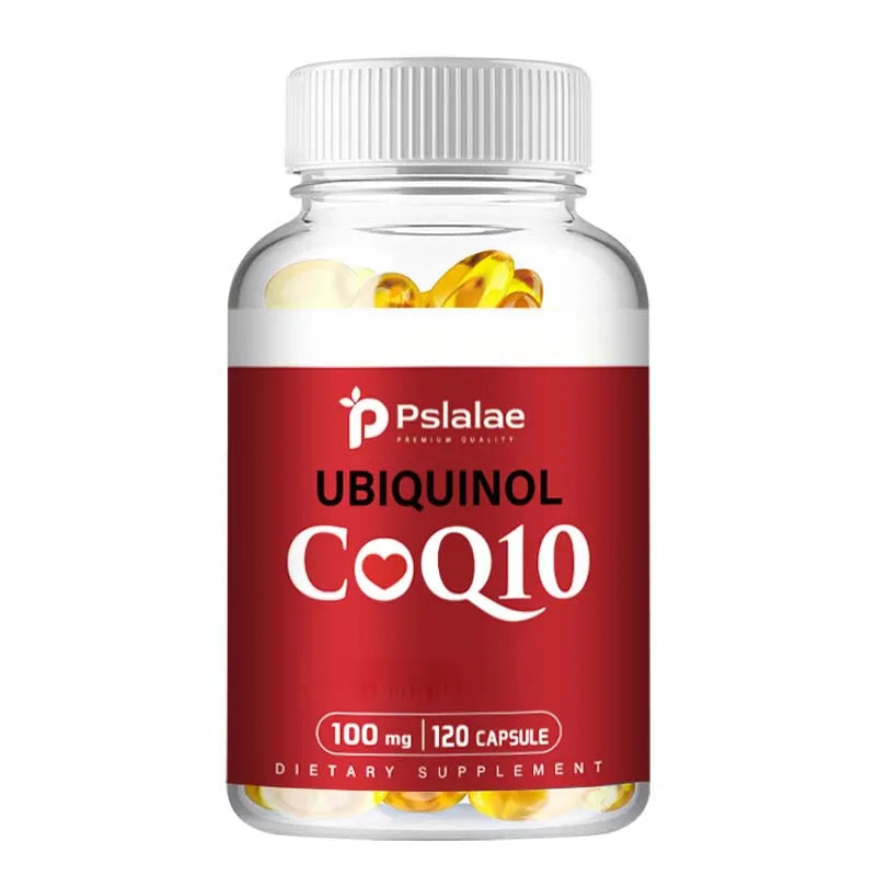 CoQ10 Capsules 100mg - Heart Healthy & Anti-Aging, Cardiovascular & Energy Supplement - 120 Capsules