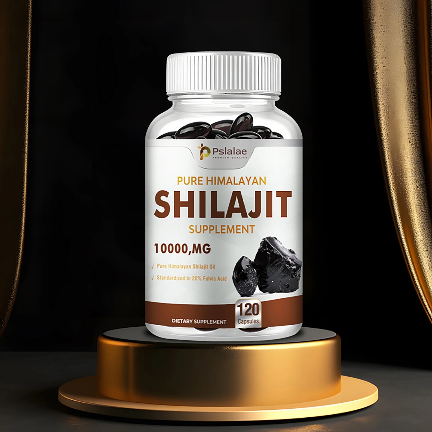 Shilajit Capsules – Detox, Nutrient Absorption & Stress Relief (120)