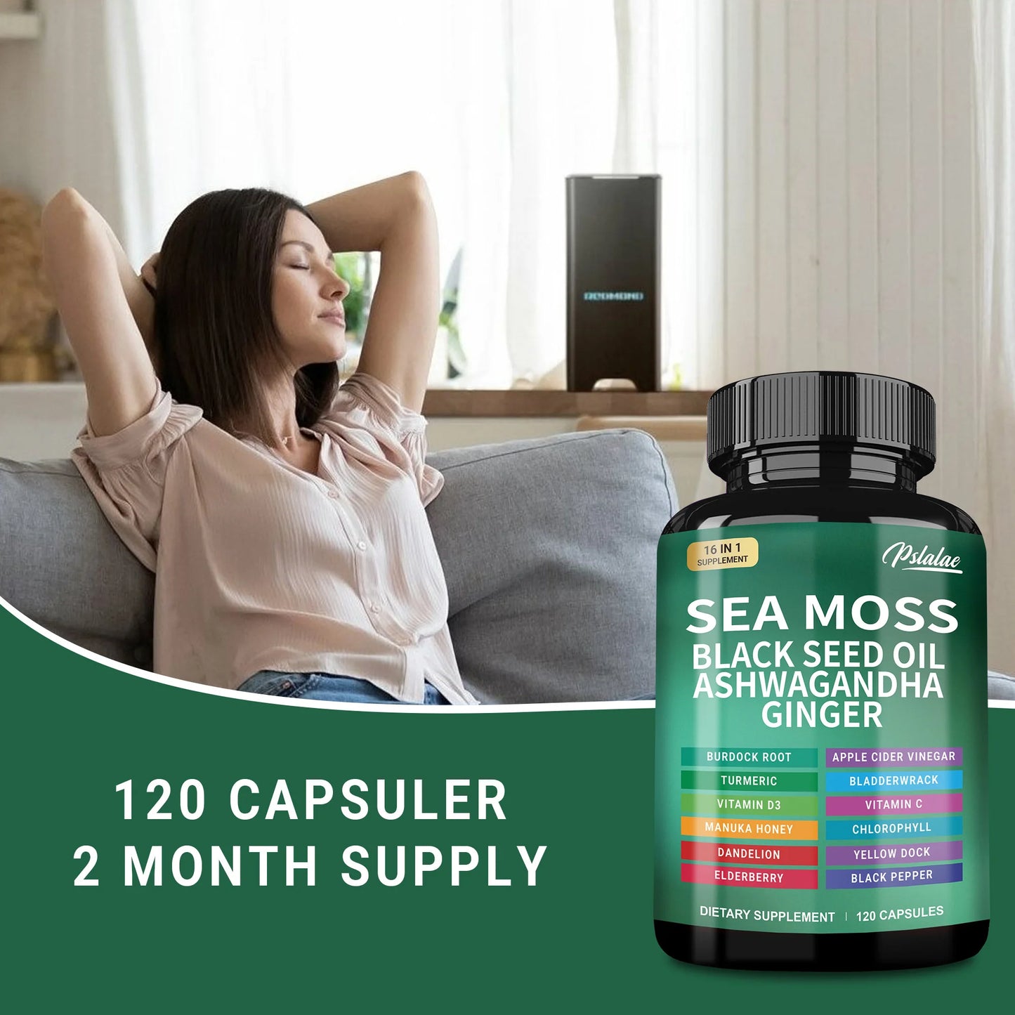 Sea Moss + Black Seed Oil + Ashwagandha – Energy & Immune Support