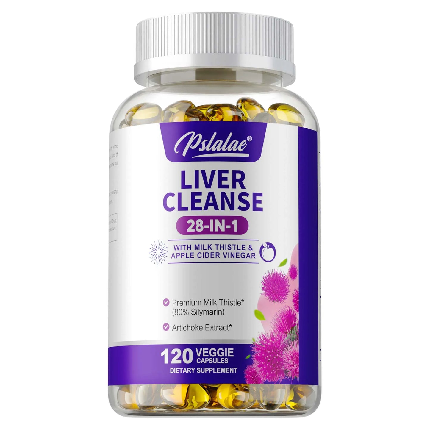 Liver Cleanse Detox Capsules – 28-in-1 Formula with Dandelion & Artichoke