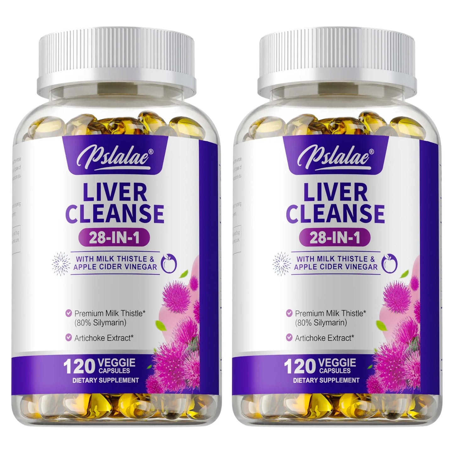 Liver Cleanse Detox Capsules – 28-in-1 Formula with Dandelion & Artichoke