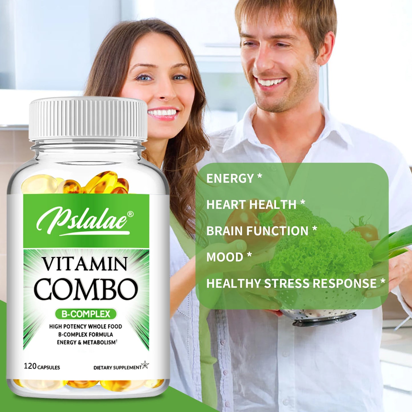 Vitamin B Complex – Energy, Immunity & Nervous System Support (120)