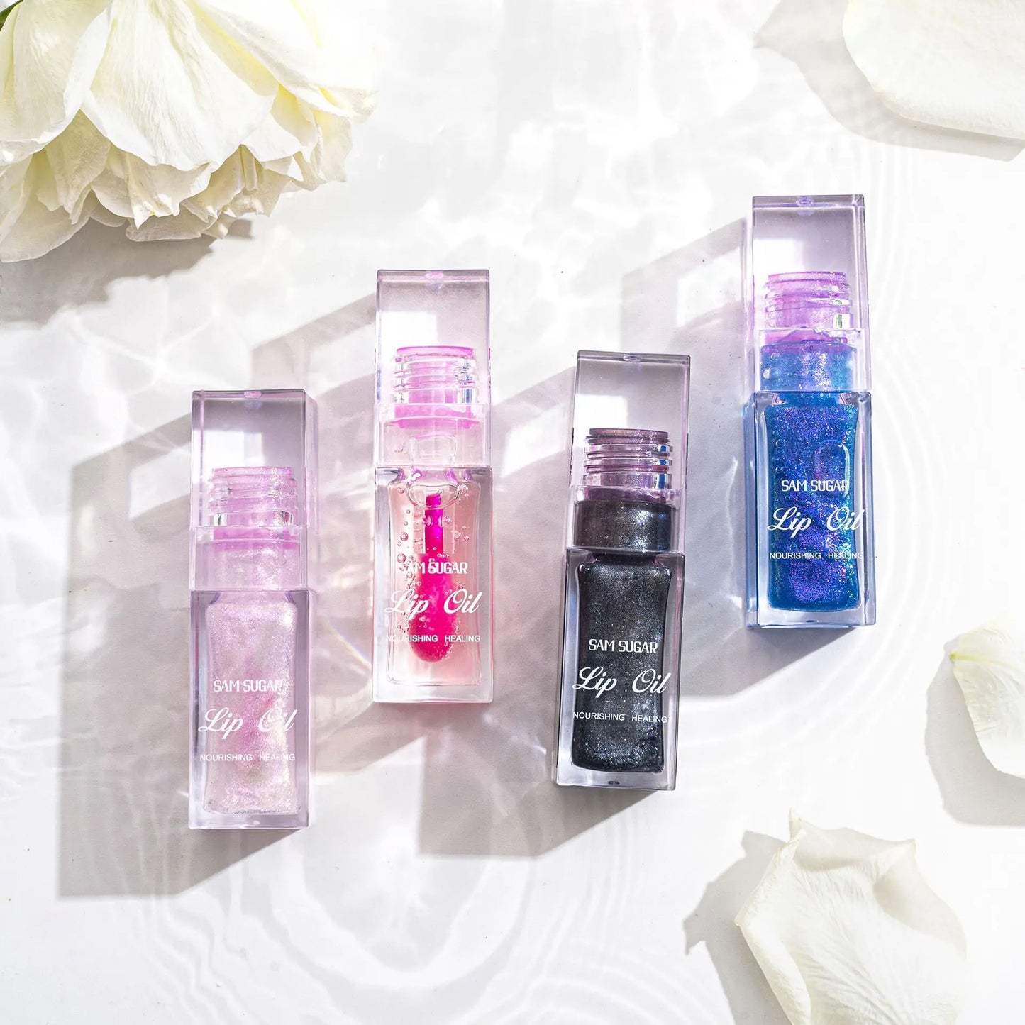 SAM SUGAR Lip Oil – Color Changing Moisturizing Gloss