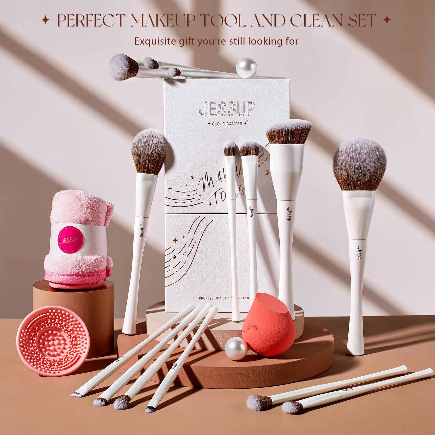 Jessup Makeup Brush Set – Professional Gift Kit