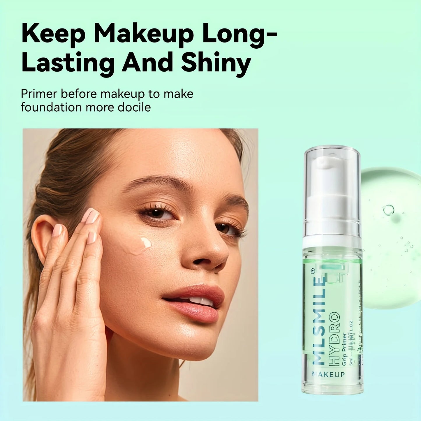 Power Grip Face Primer – Gel-Based, Hydrating, Long-Lasting