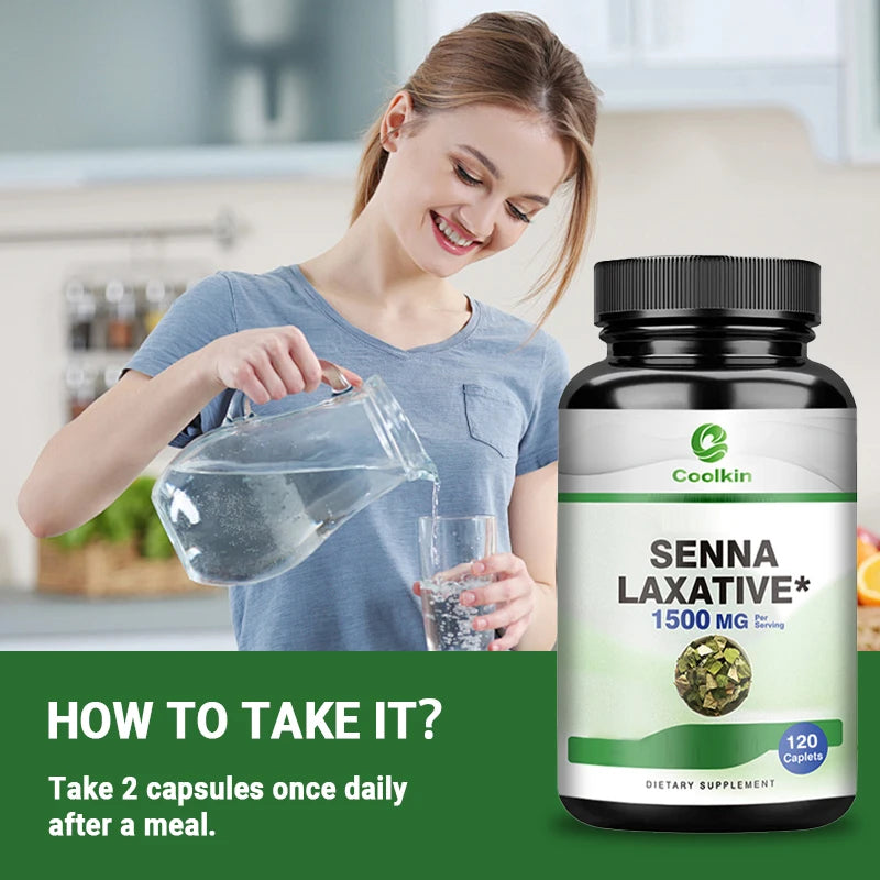 Senna Capsules – Colon Cleanse, Detox & Digestive Relief (120)