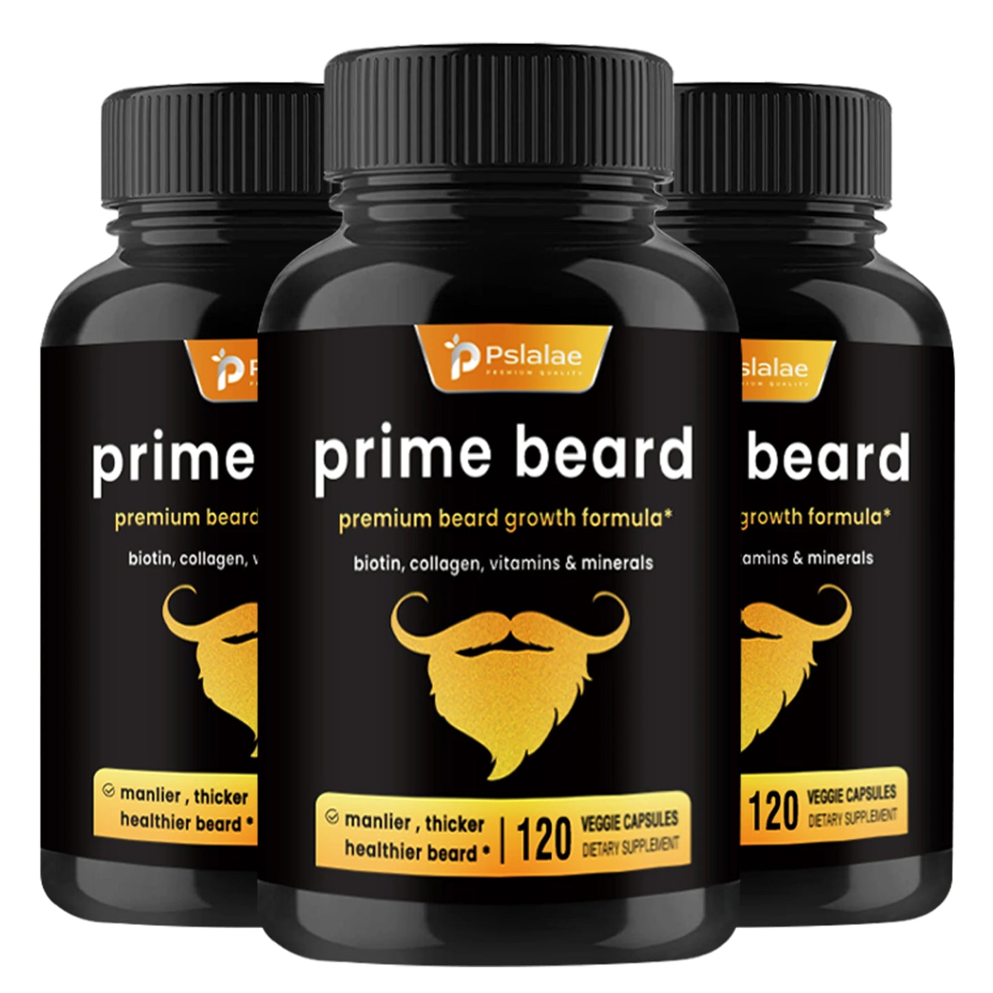Beard Growth Vitamins – Biotin & Saw Palmetto