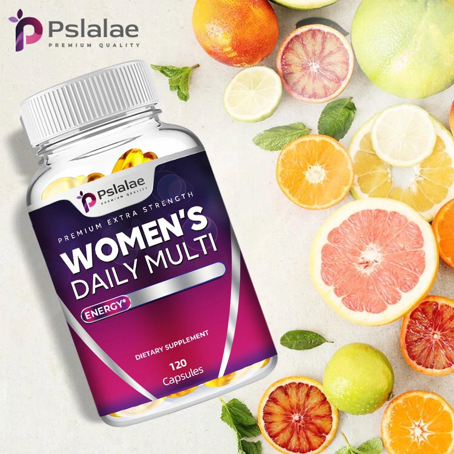 Women’s Daily Multivitamin Capsules – Heart, Brain, Skin & Hair (120 Ct)