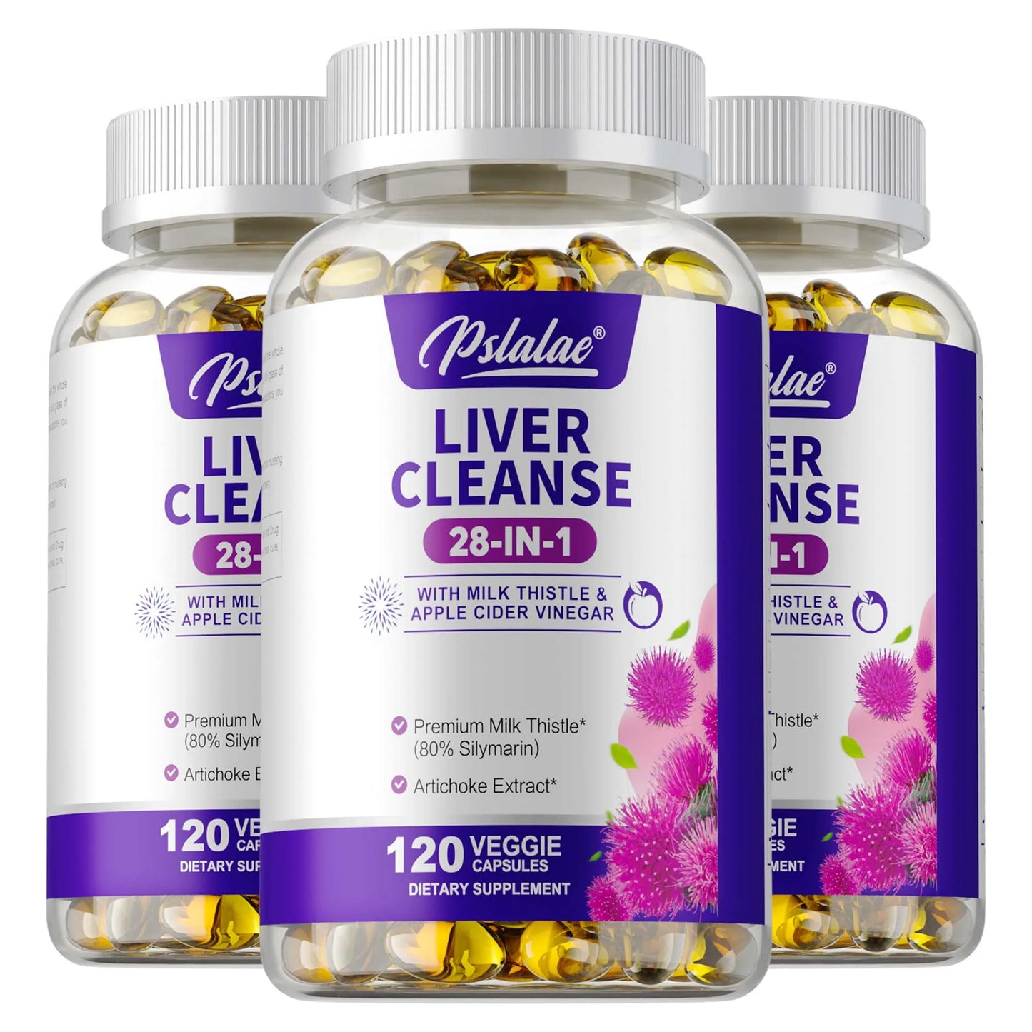 Liver Cleanse Detox Capsules – 28-in-1 Formula with Dandelion & Artichoke