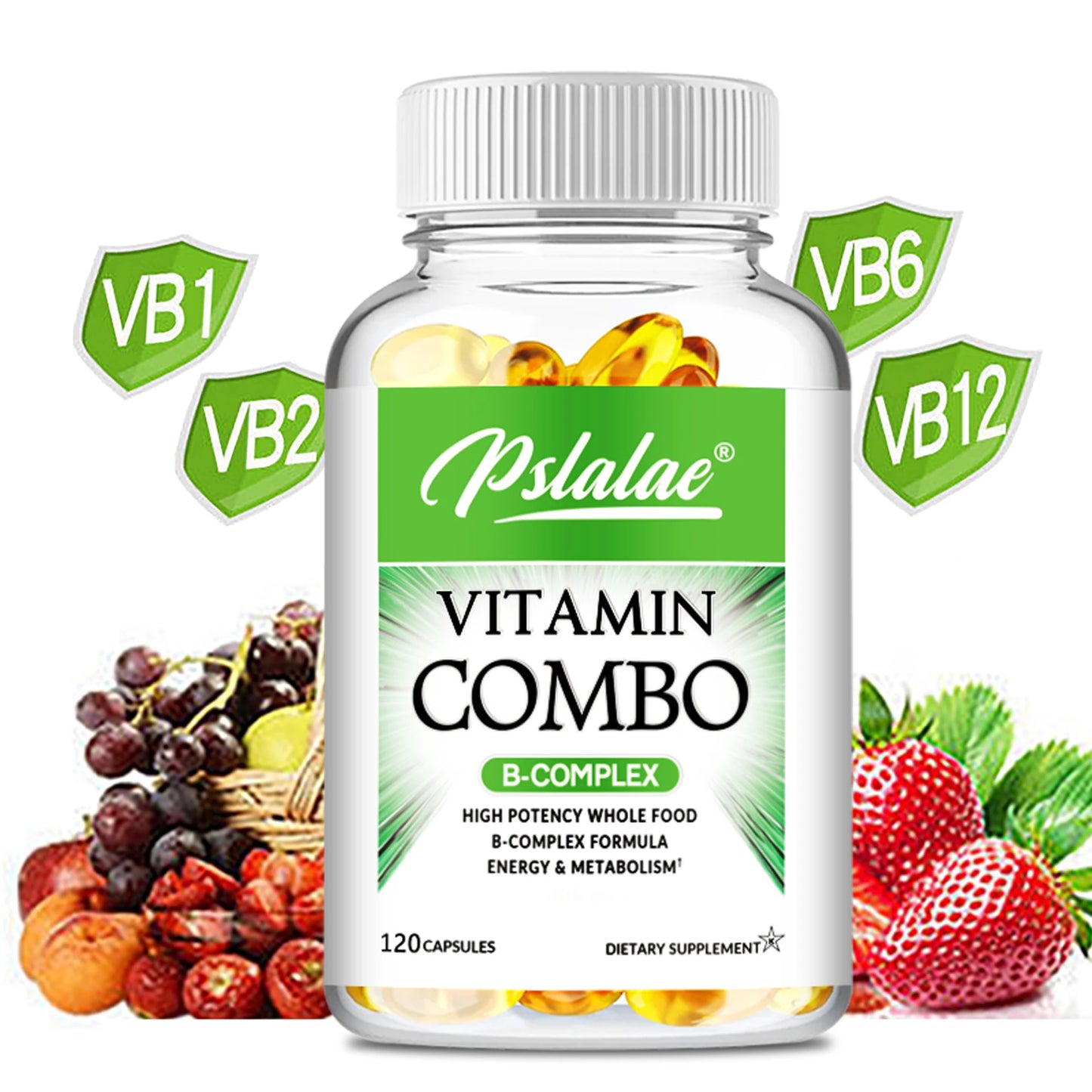 B Vitamin Complex – Energy & Nervous System (120 Caps)