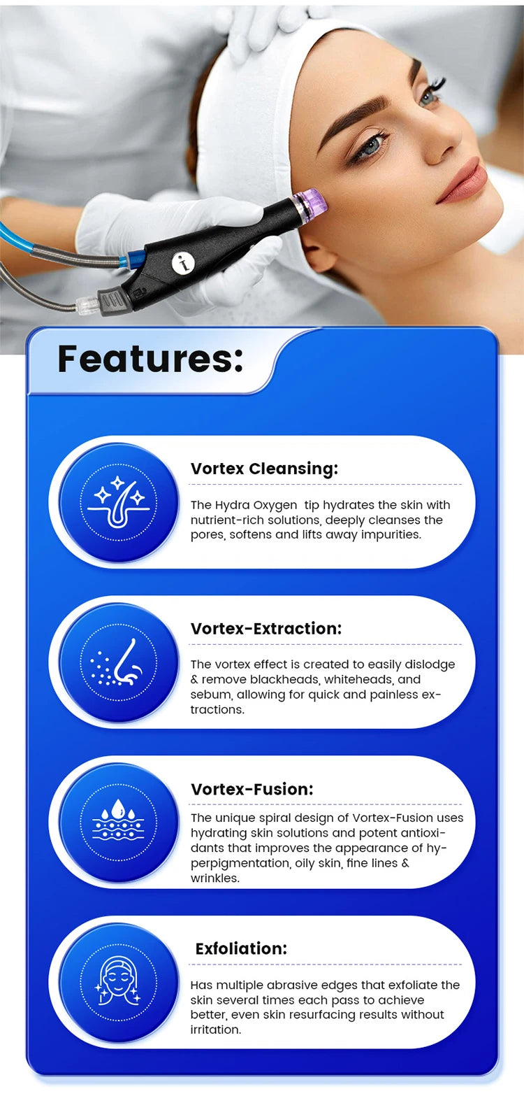 2025 Professional Skin Whitening Rejuvenation Facial Beauty Machines Diamond Dermabrasion Acne Treatment Oxygen Bubble Machine