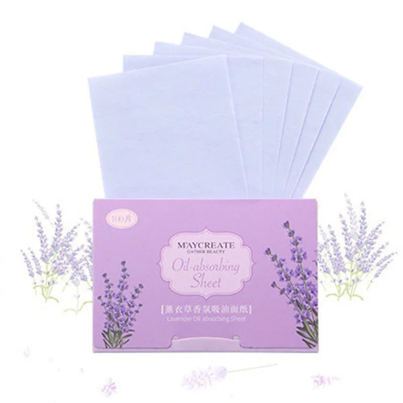100PCS Oil Control Blotting Paper – Face Absorbent Wipes