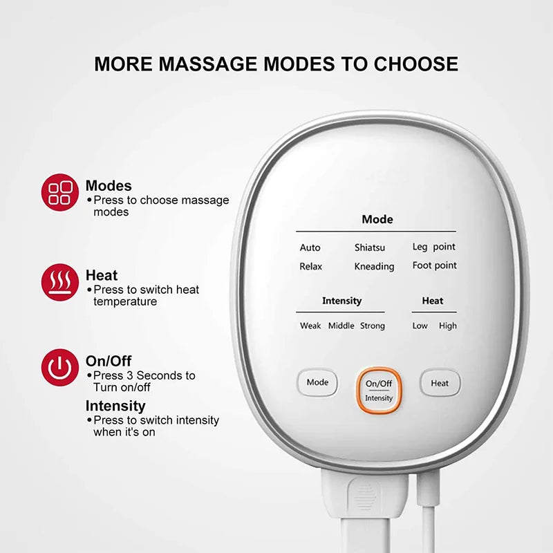 Foot and Leg Massager for Circulation and Relaxation with Heating Vibration Blood Circulation Lymphatic Drainage Pants Shape Leg
