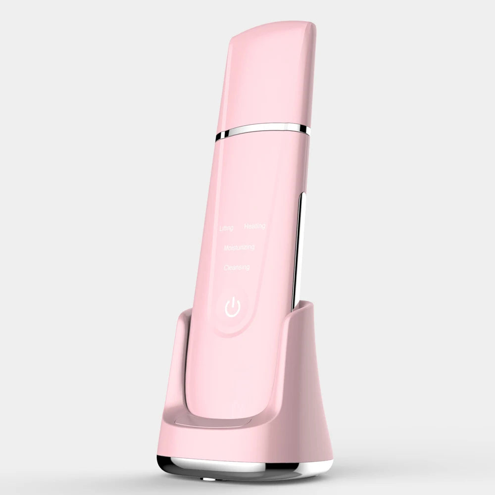 Wireless Ultrasonic Skin Scrubber – Hot Compress & Pore Care