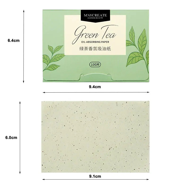 100PCS Oil Control Blotting Paper – Face Absorbent Wipes