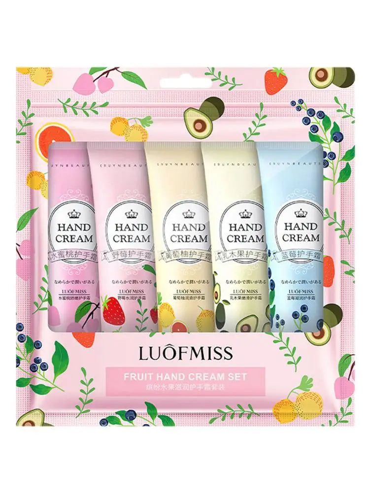 5PCS Hand Cream Travel Set – Shea Butter & Vitamin E