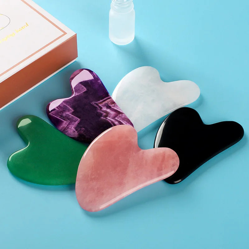 Jade Roller & Gua Sha Set – Face Lifting Massage Tools