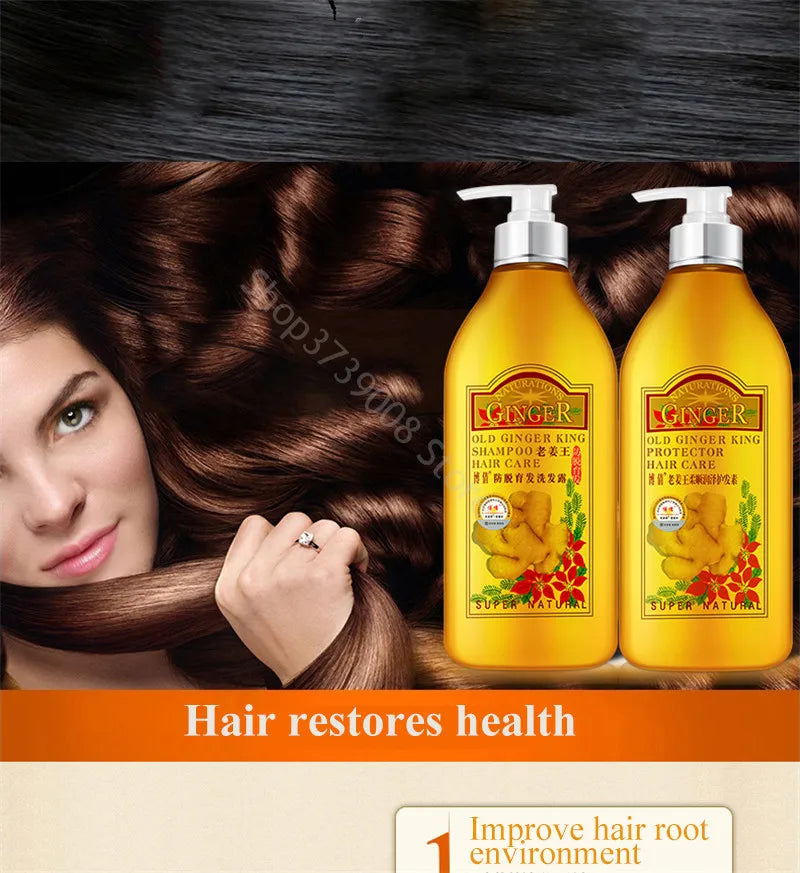 BOQIAN Ginger Shampoo & Conditioner – Root & Scalp Care