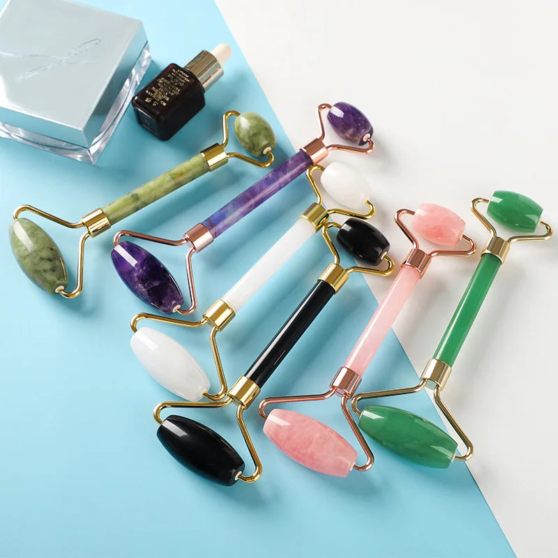 Jade Roller & Gua Sha Set – Face Lifting Massage Tools