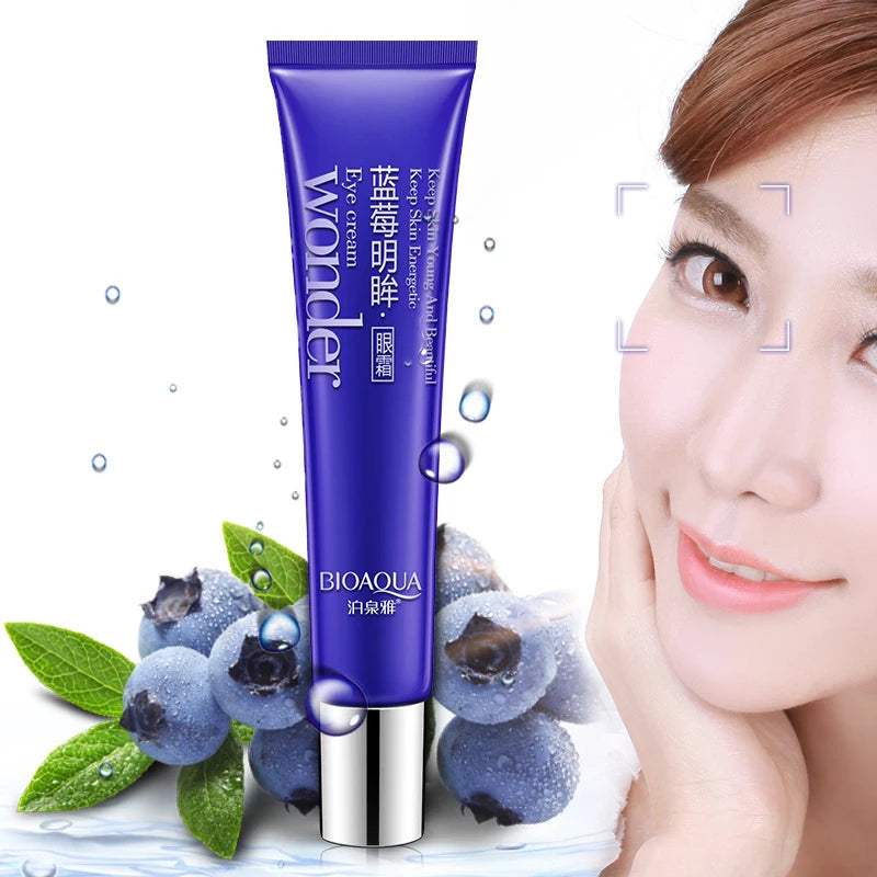 4PCS Blueberry Skincare Set – Serum, Cream, Toner & Eye Care