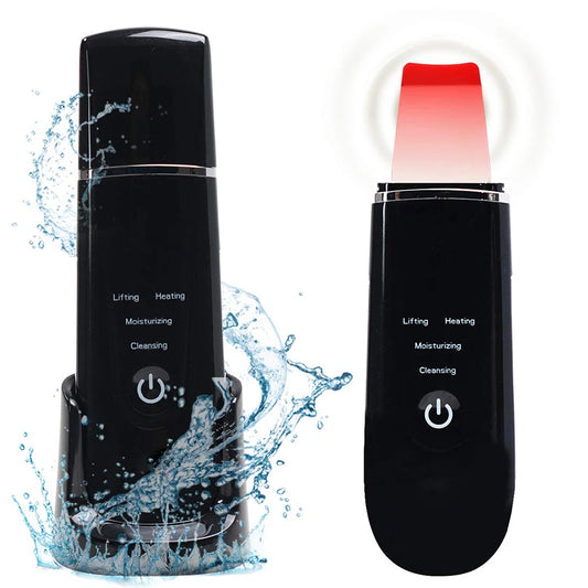 Wireless Ultrasonic Skin Scrubber – Hot Compress & Pore Care