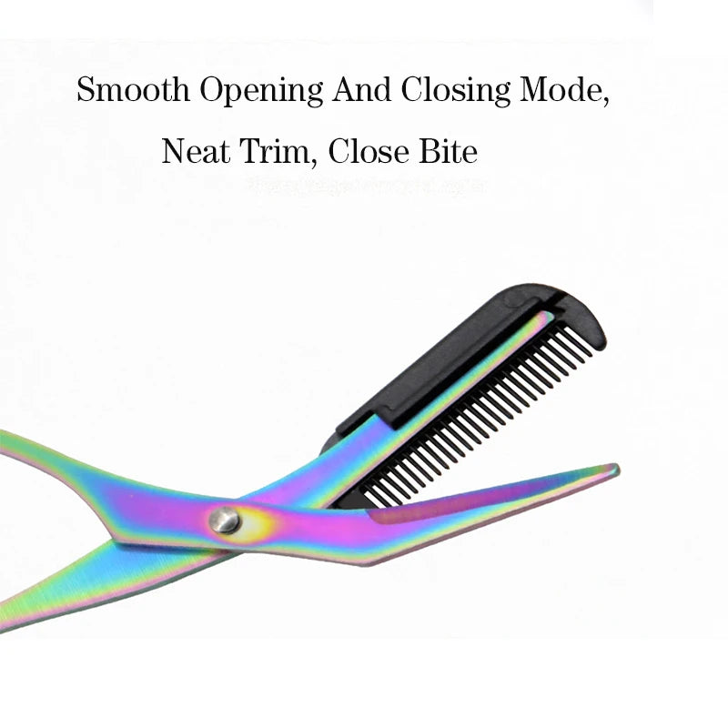 Eyebrow Scissors & Trimmer Kit – Razor & Comb Tool