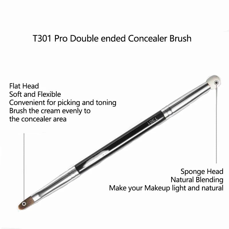Double Ended Concealer Brush – Precision Eyeshadow