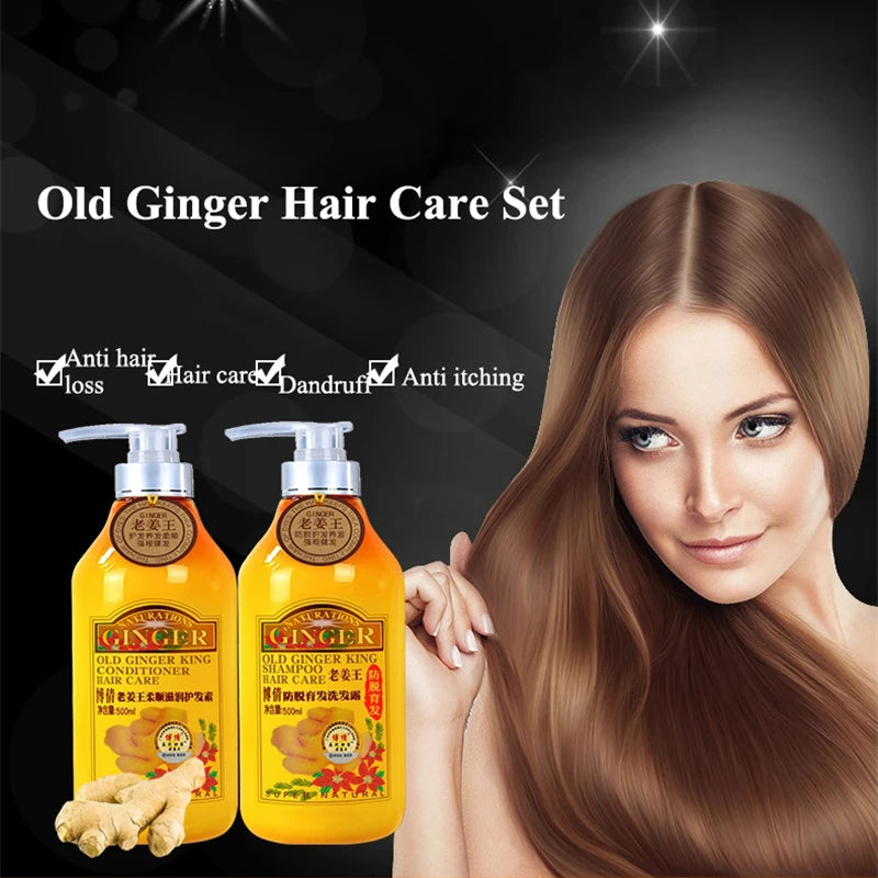 BOQIAN Ginger Shampoo & Conditioner – Root & Scalp Care