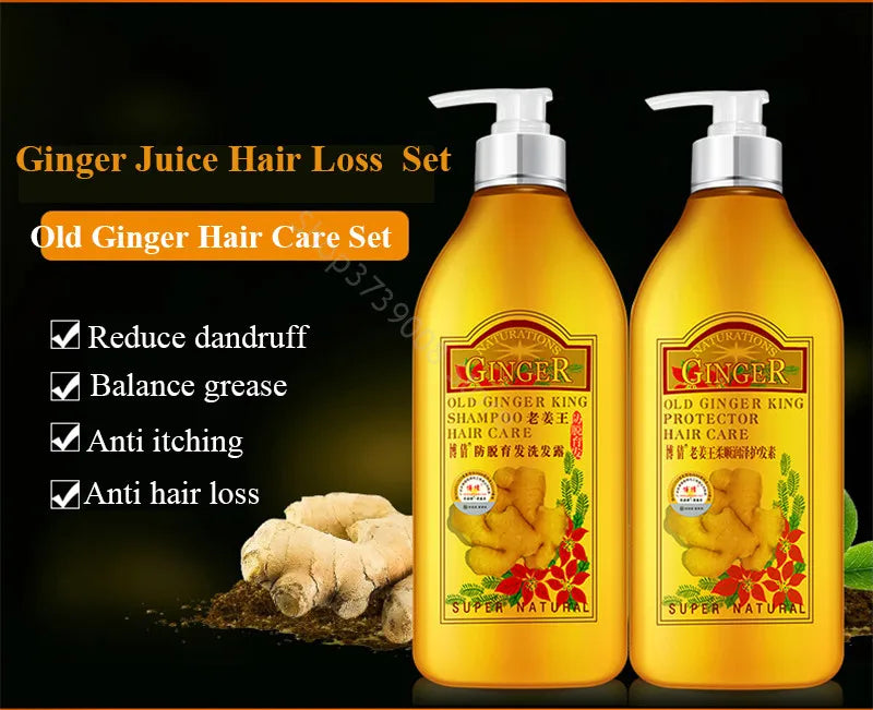 BOQIAN Ginger Shampoo & Conditioner – Root & Scalp Care