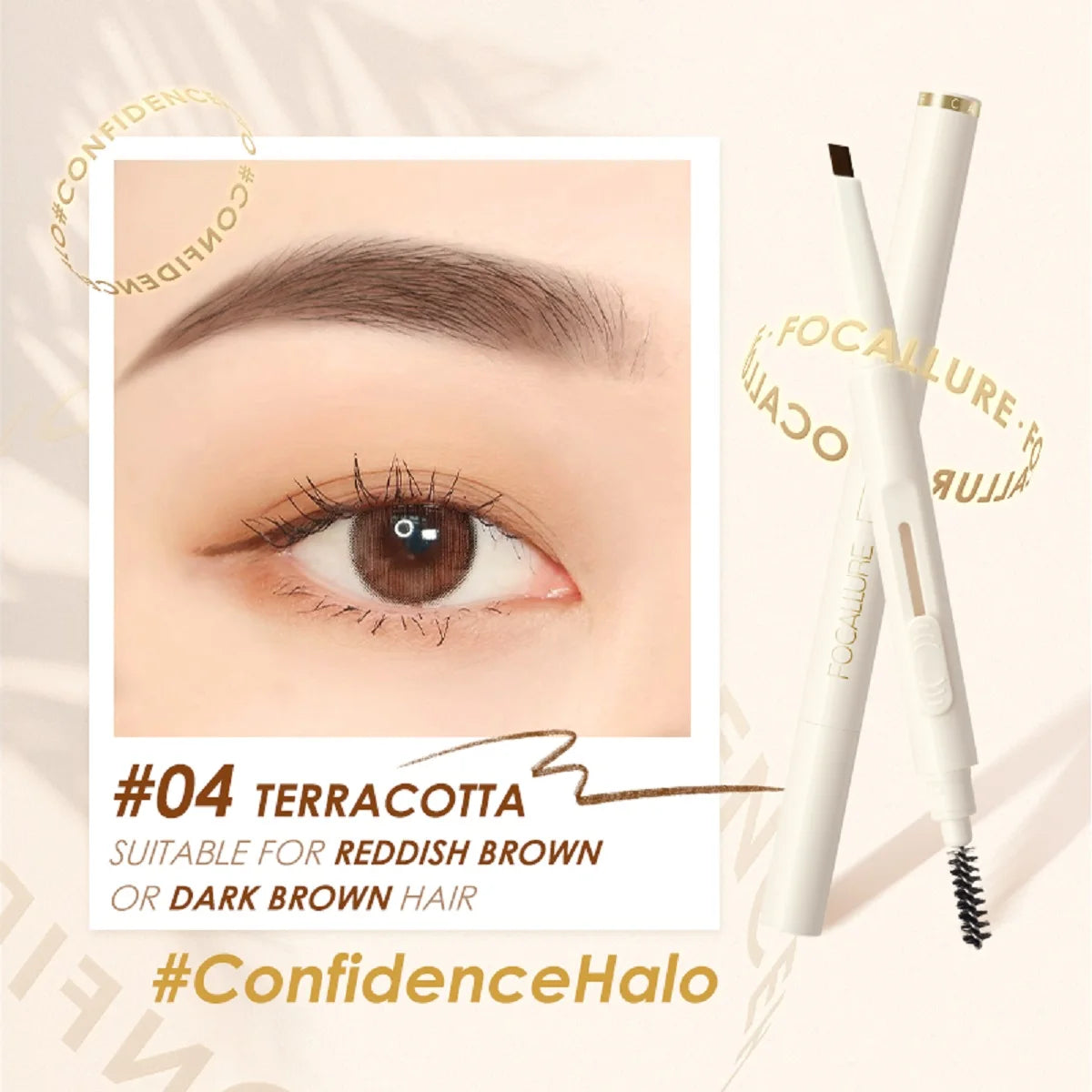 Focallure Eyebrow Pencil – 4 Colors, Waterproof
