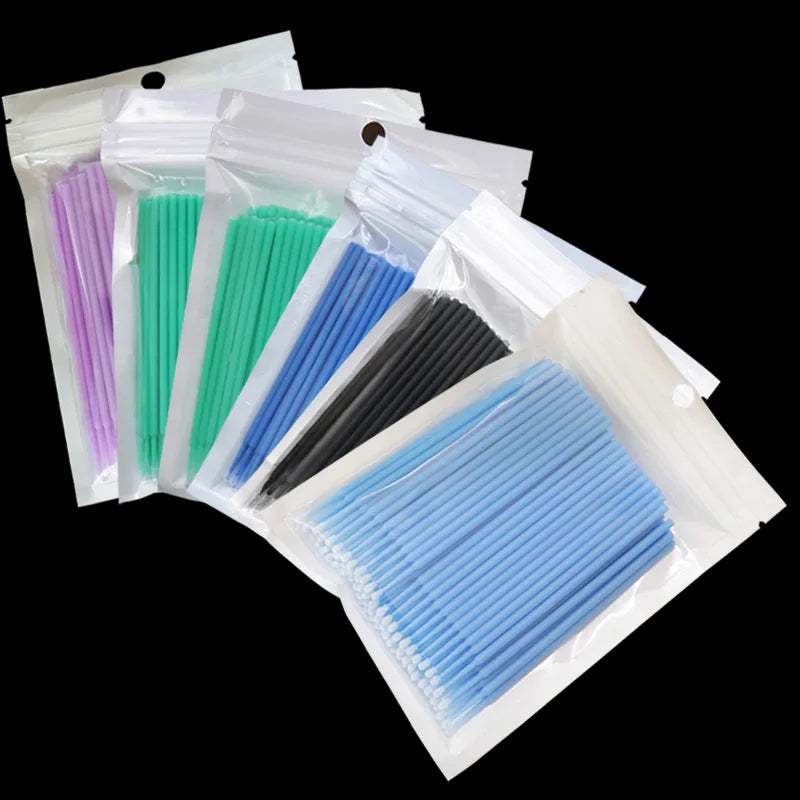 100pcs Disposable Mascara Wands