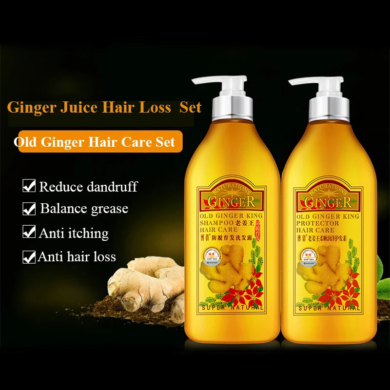 BOQIAN Ginger Shampoo & Conditioner – Root & Scalp Care