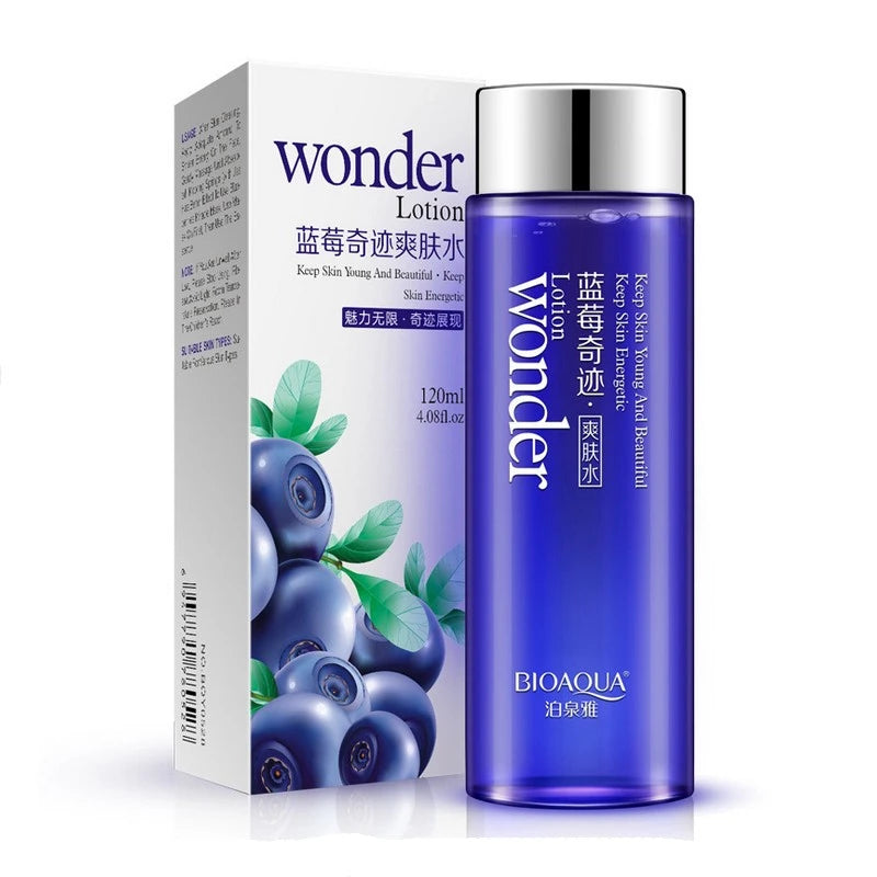 4PCS Blueberry Skincare Set – Serum, Cream, Toner & Eye Care