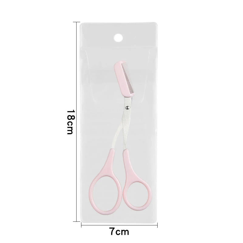 Eyebrow Scissors & Trimmer Kit – Razor & Comb Tool