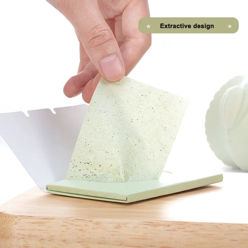 100PCS Oil Control Blotting Paper – Face Absorbent Wipes