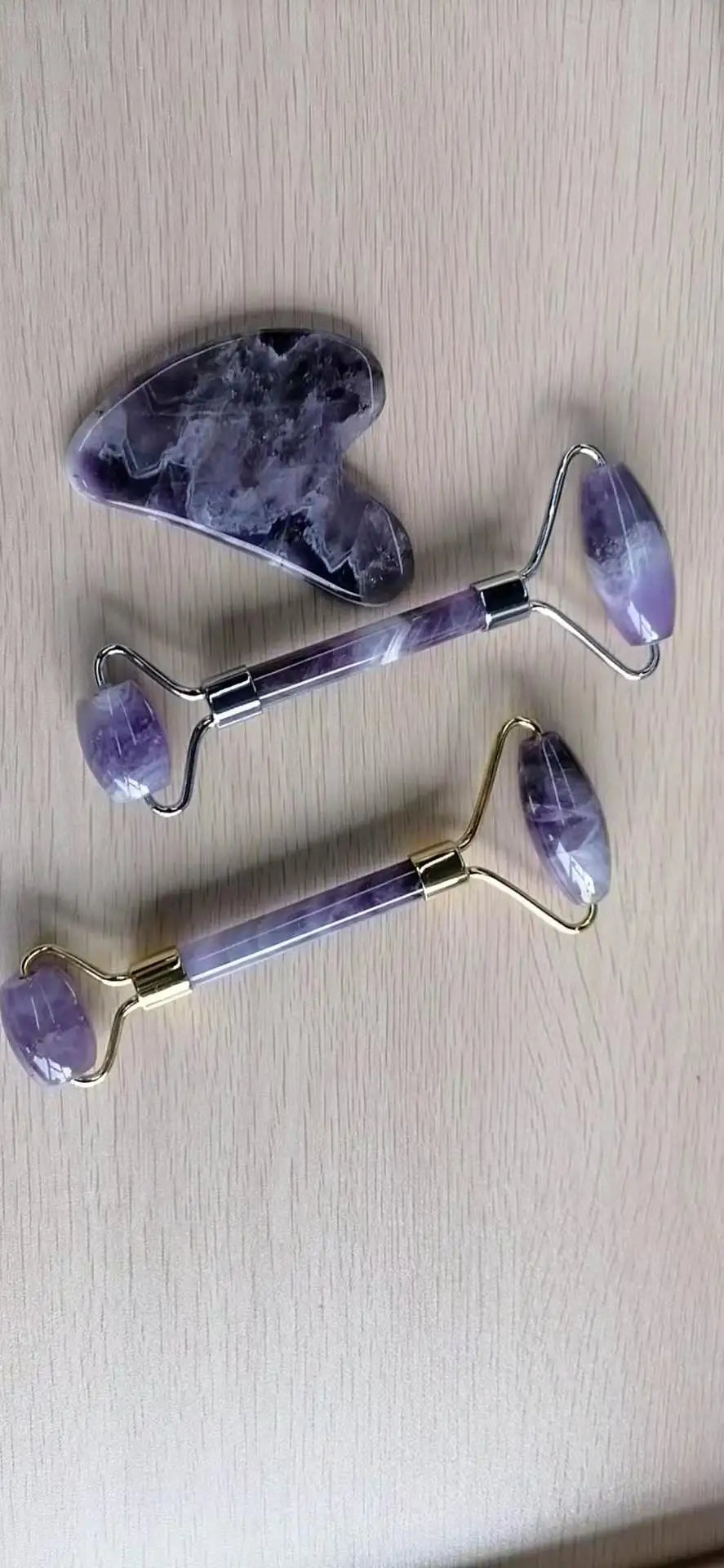 Jade Roller & Gua Sha Set – Face Lifting Massage Tools