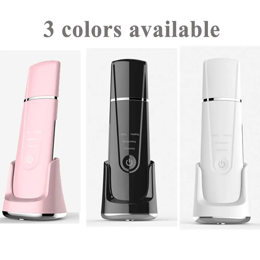 Wireless Ultrasonic Skin Scrubber – Hot Compress & Pore Care