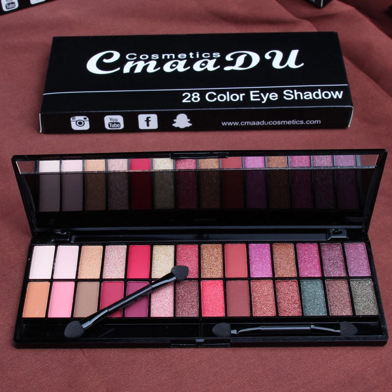 28 Color Nude Eyeshadow Palette