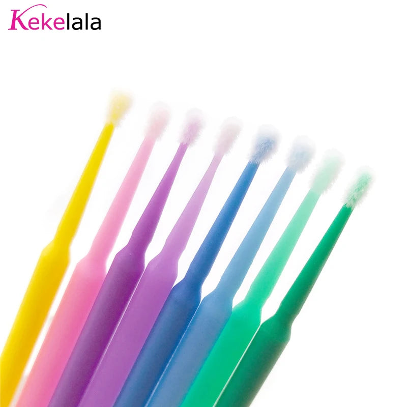 100PCS Eyelash Cleaning Swabs – Lash Extension & Glue Remover Tools