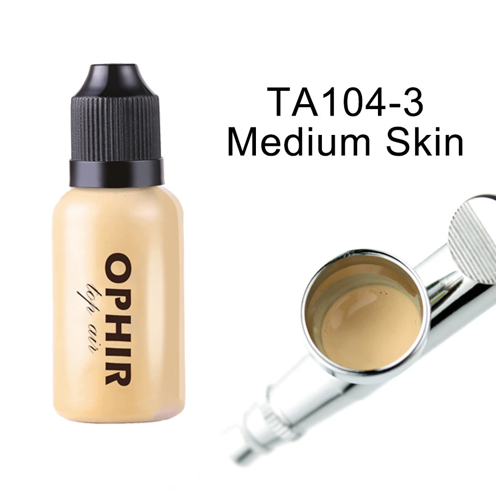 OPHIR Airbrush Makeup Foundation Ink – 3 Colors for Salon Use