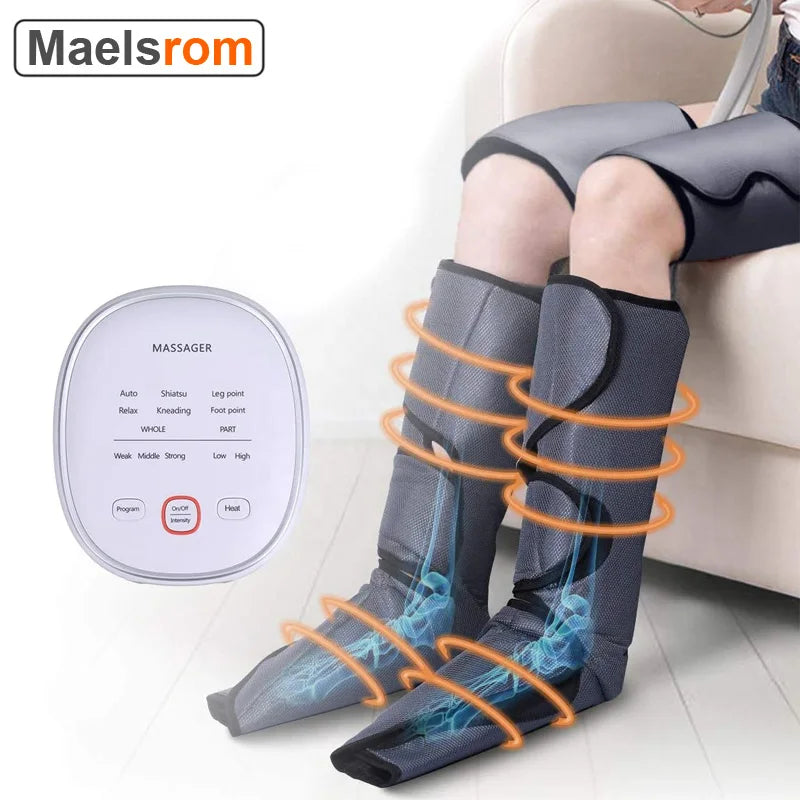 Foot and Leg Massager for Circulation and Relaxation with Heating Vibration Blood Circulation Lymphatic Drainage Pants Shape Leg