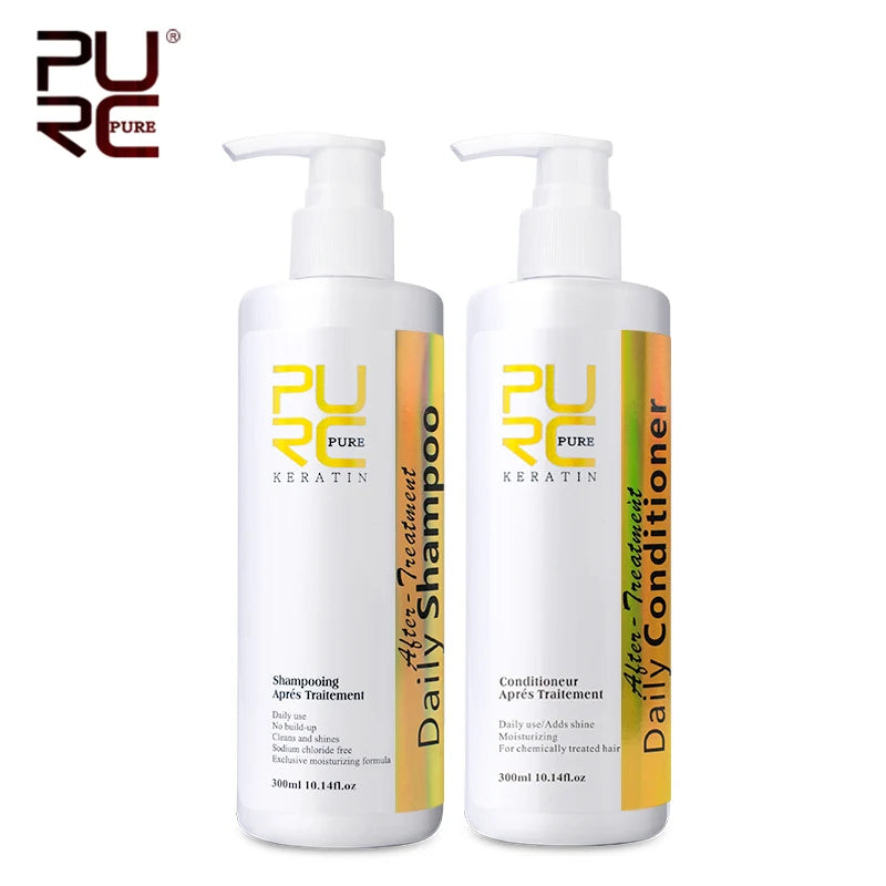 PURC Shampoo & Conditioner – Frizz Control & Damage Repair