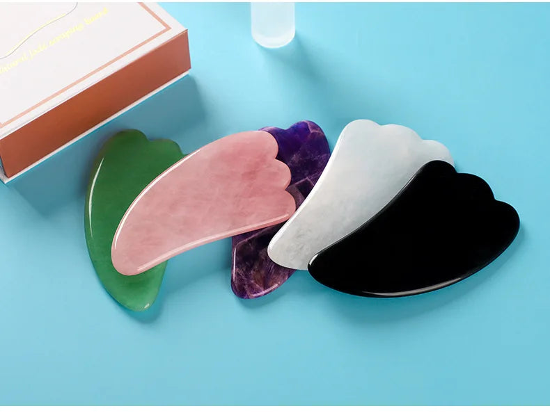 Jade Roller & Gua Sha Set – Face Lifting Massage Tools